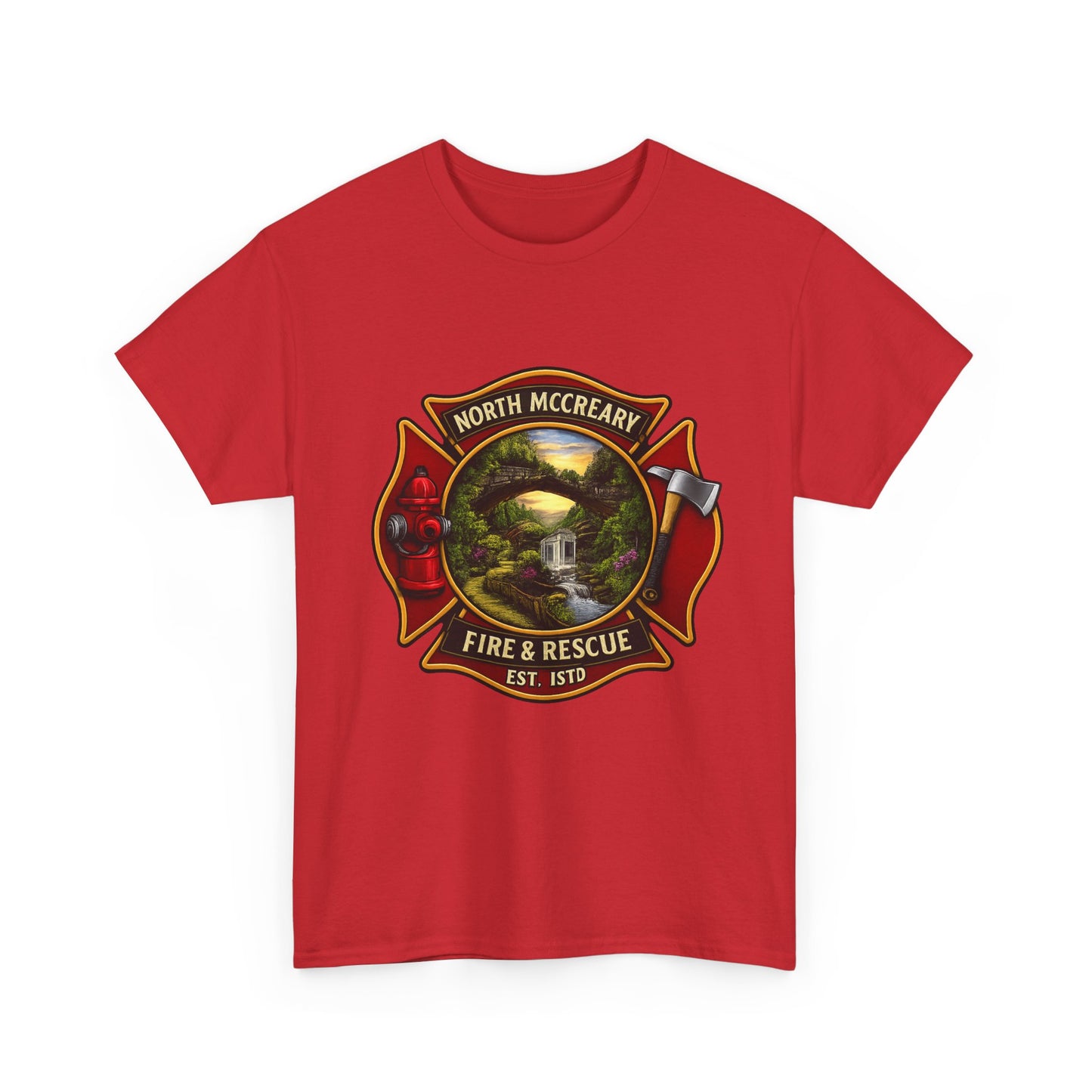 Fire & Rescue Tee — North McCreary Supporter T‑Shirt