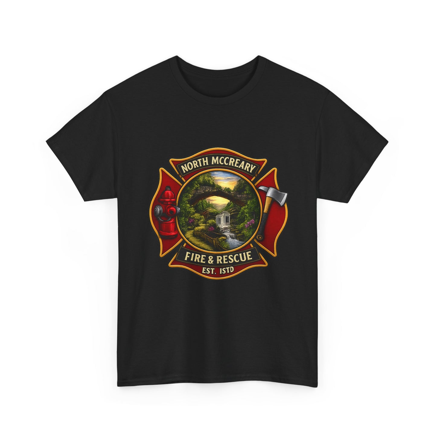 Fire & Rescue Tee — North McCreary Supporter T‑Shirt