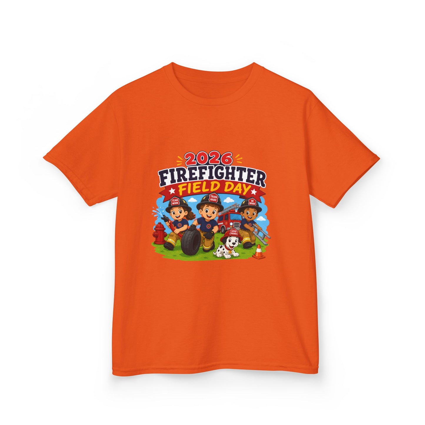 Kids Firefighter Field Day 2026 T-Shirt