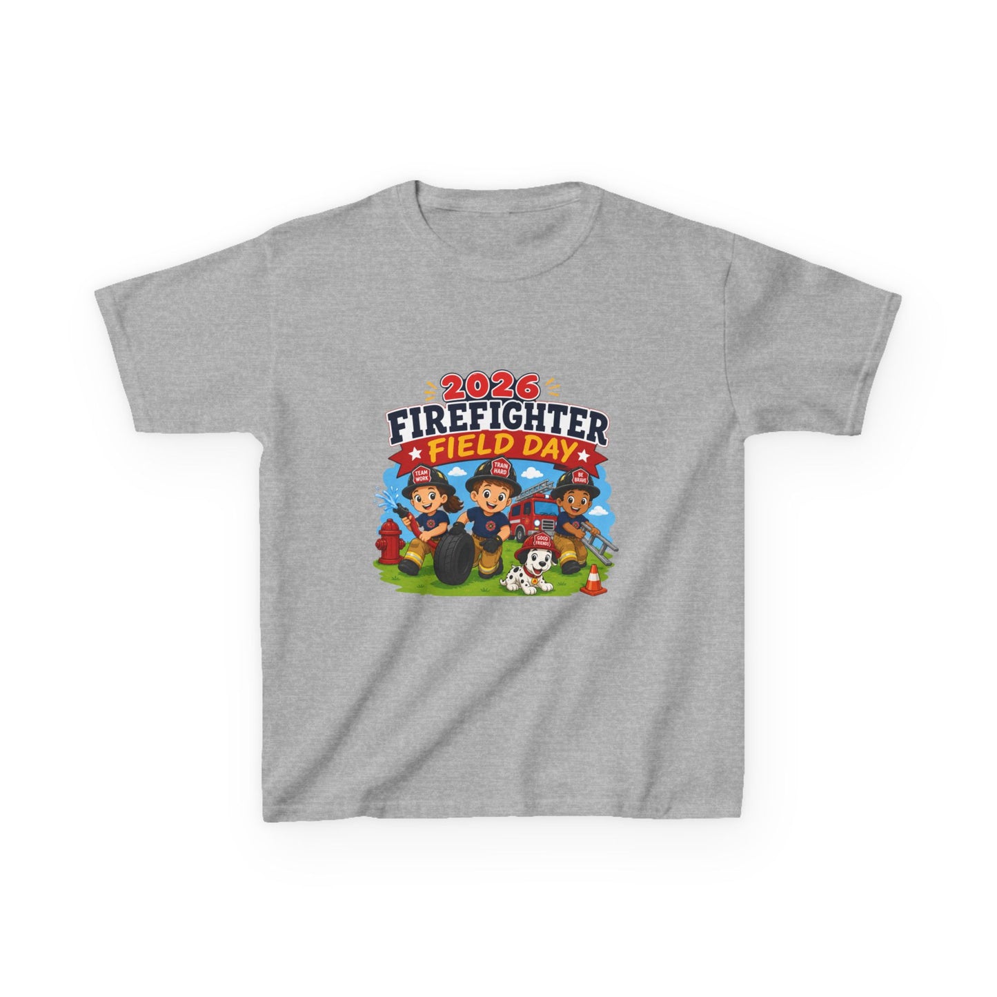 Kids Firefighter Field Day 2026 T-Shirt