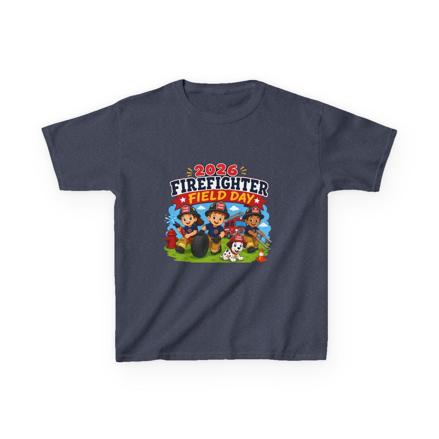 Kids Firefighter Field Day 2026 T-Shirt