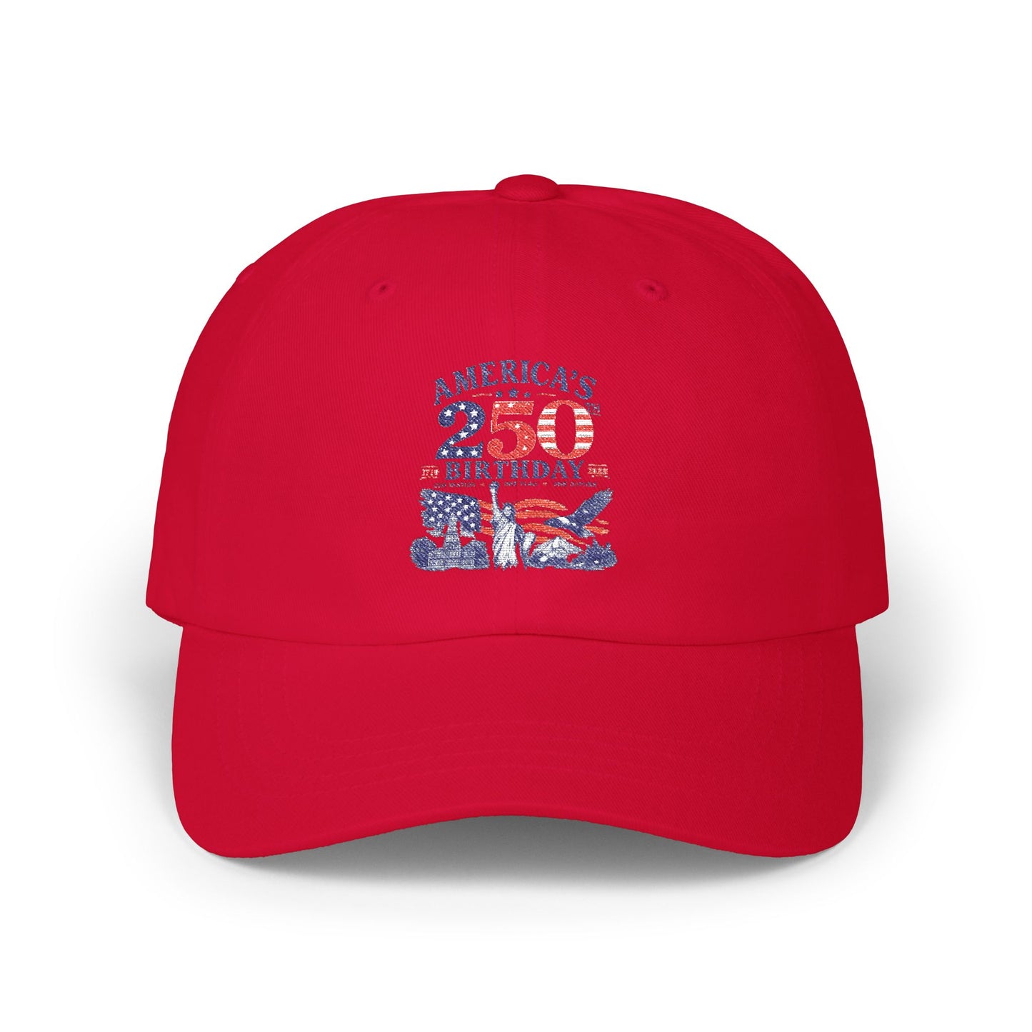 America's 4th of July Dad Cap – Vintage Flag 4th Birthday Baseball Hat