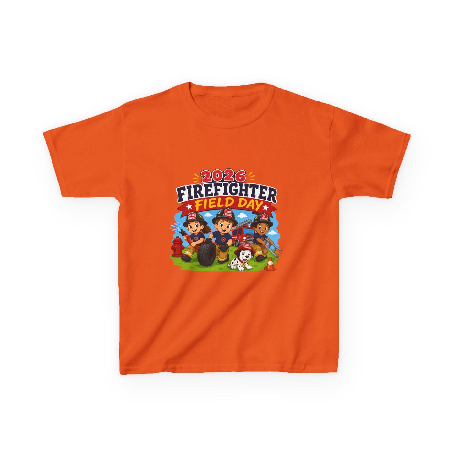 Kids Firefighter Field Day 2026 T-Shirt