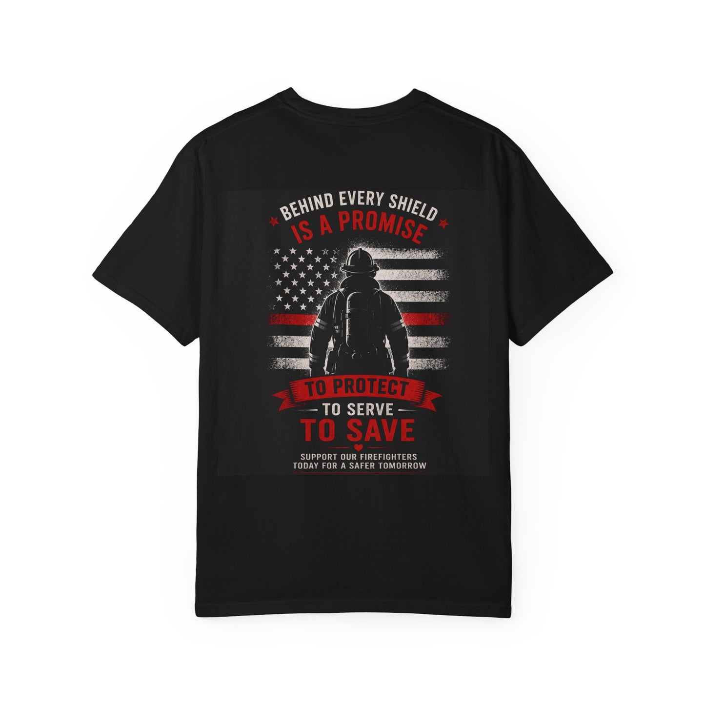 Firefighter T-Shirt — "Heroes in Action" Tribute Tee