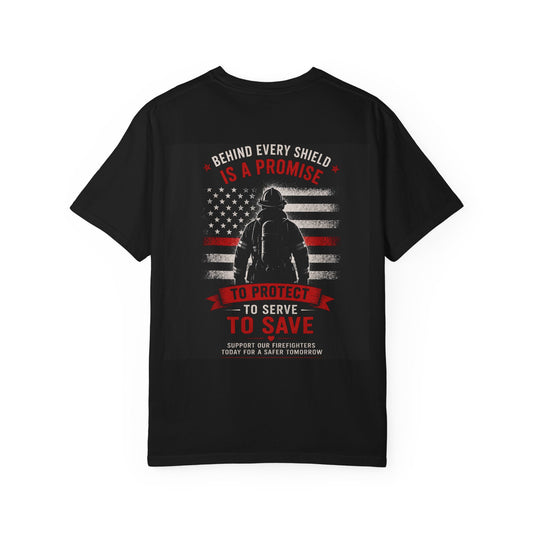 Firefighter T-Shirt — "Heroes in Action" Tribute Tee