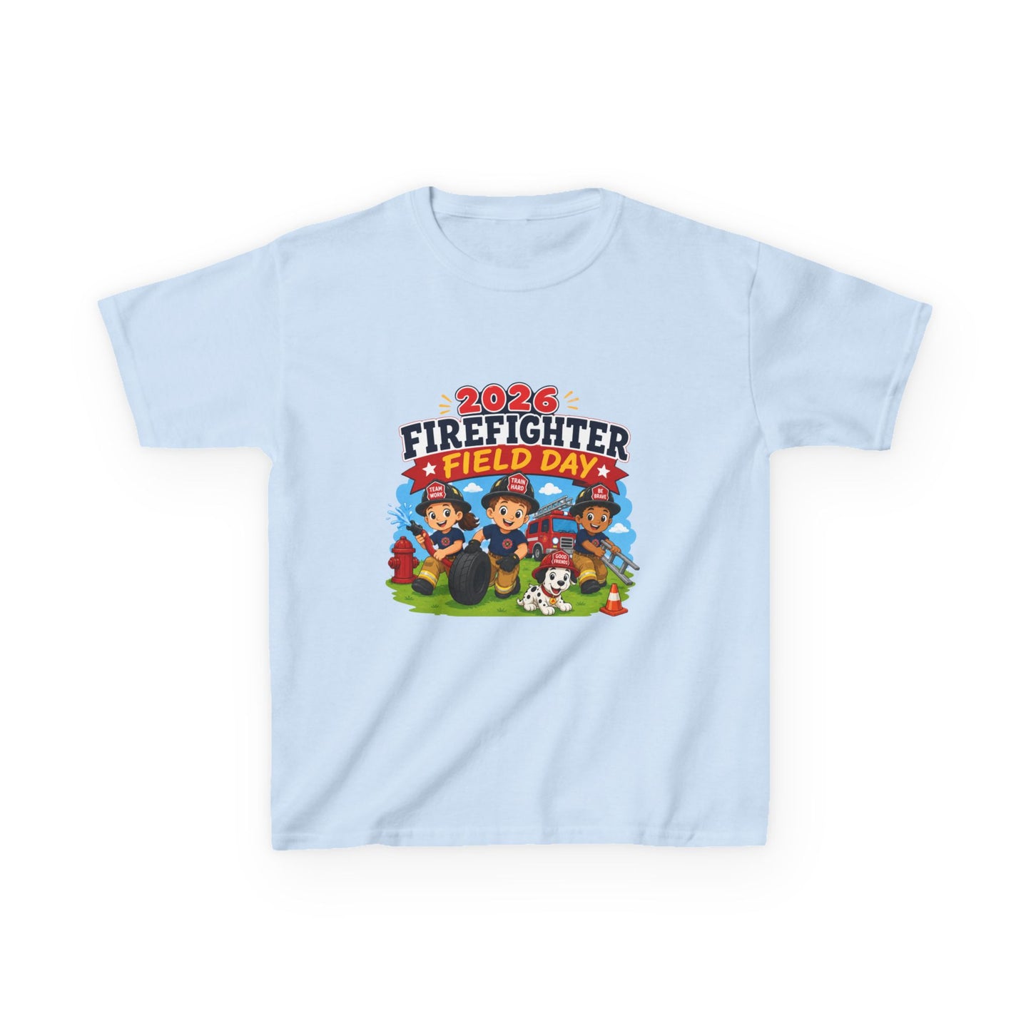 Kids Firefighter Field Day 2026 T-Shirt