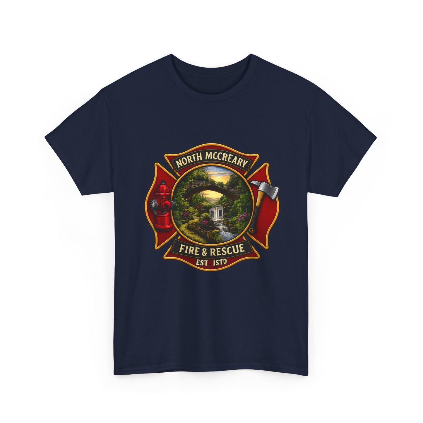 Fire & Rescue Tee — North McCreary Supporter T‑Shirt