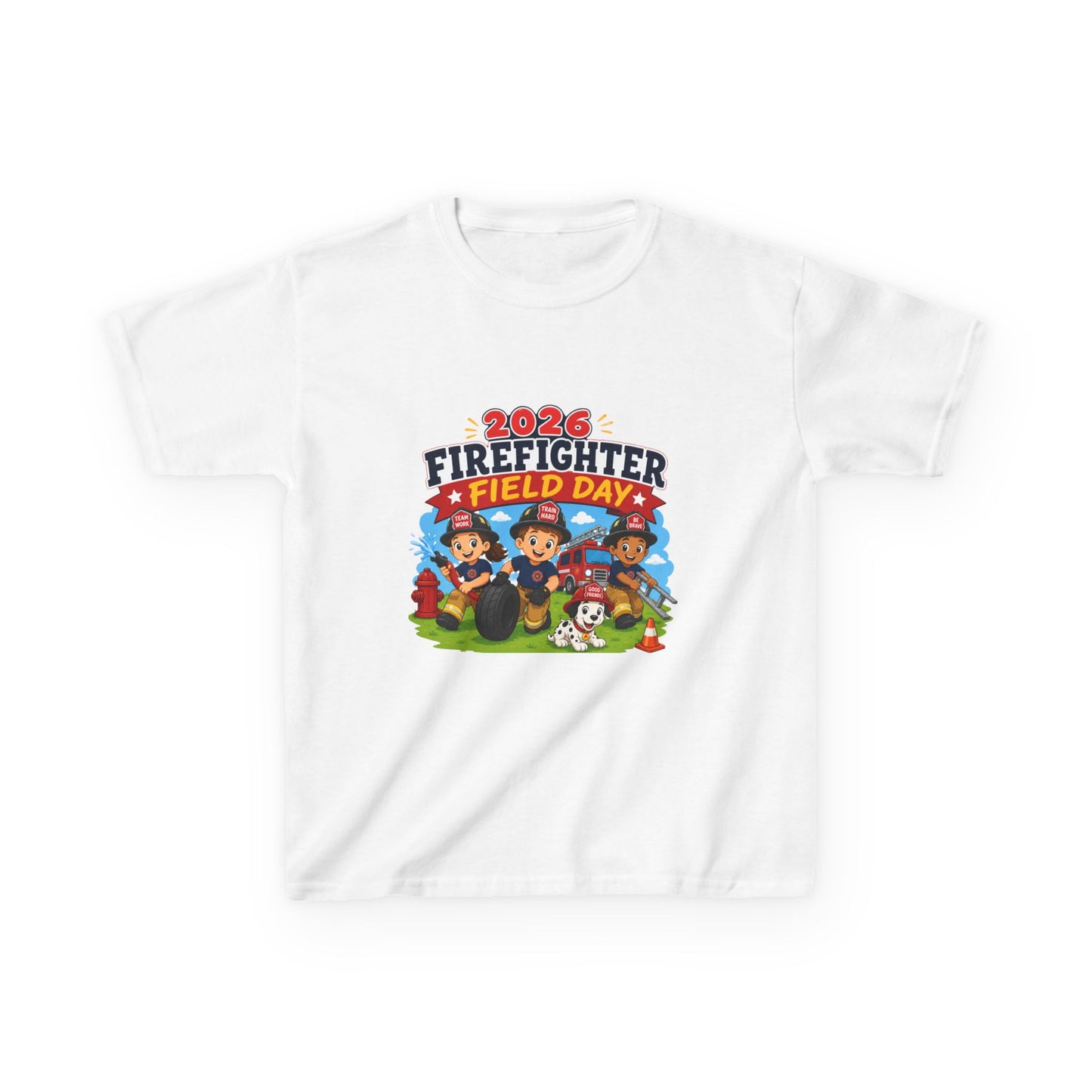 Kids Firefighter Field Day 2026 T-Shirt