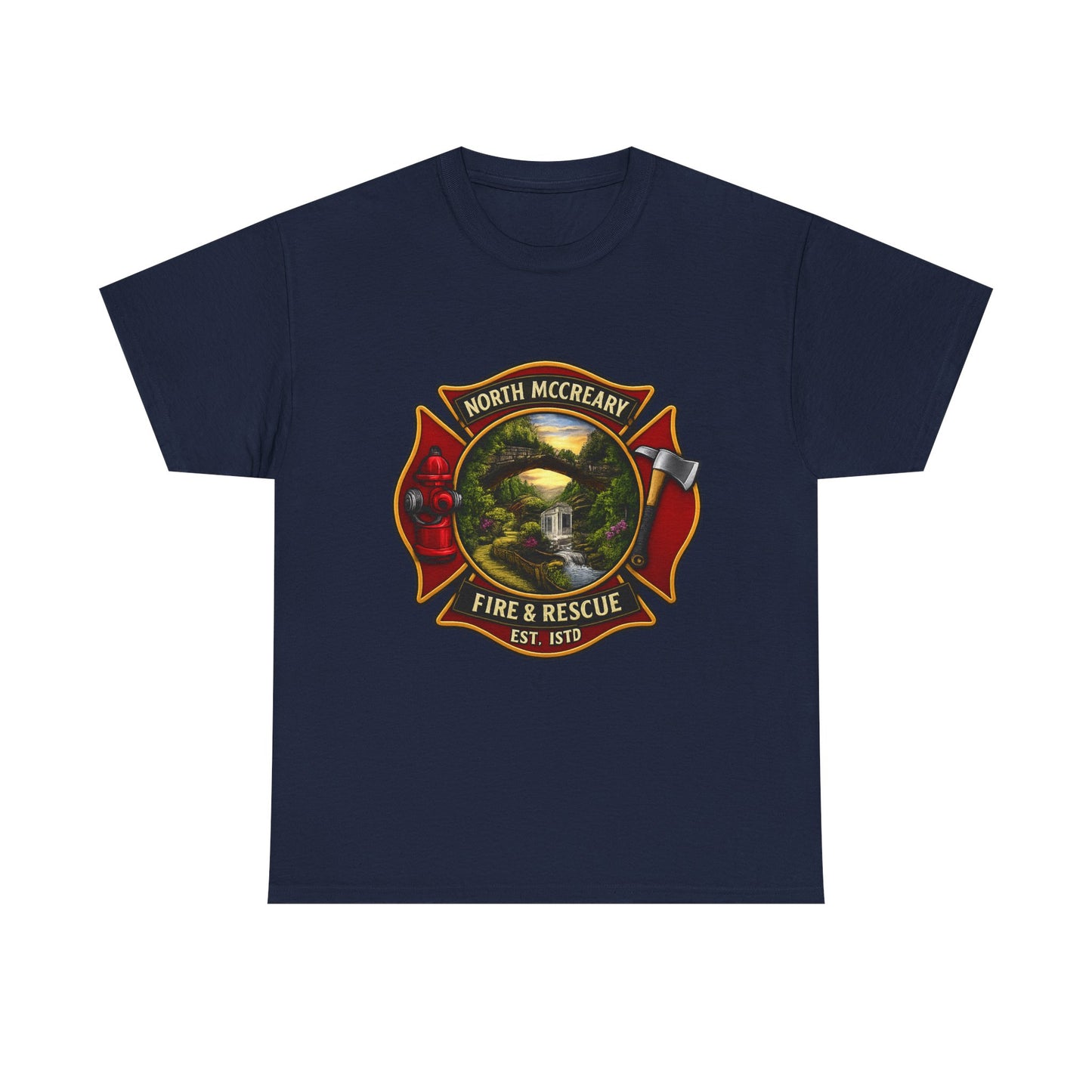 Fire & Rescue Tee — North McCreary Supporter T‑Shirt