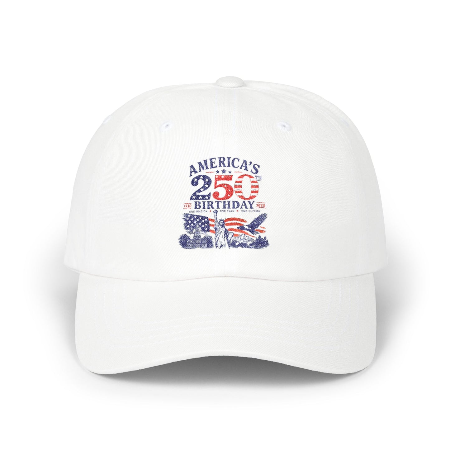 America's 4th of July Dad Cap – Vintage Flag 4th Birthday Baseball Hat