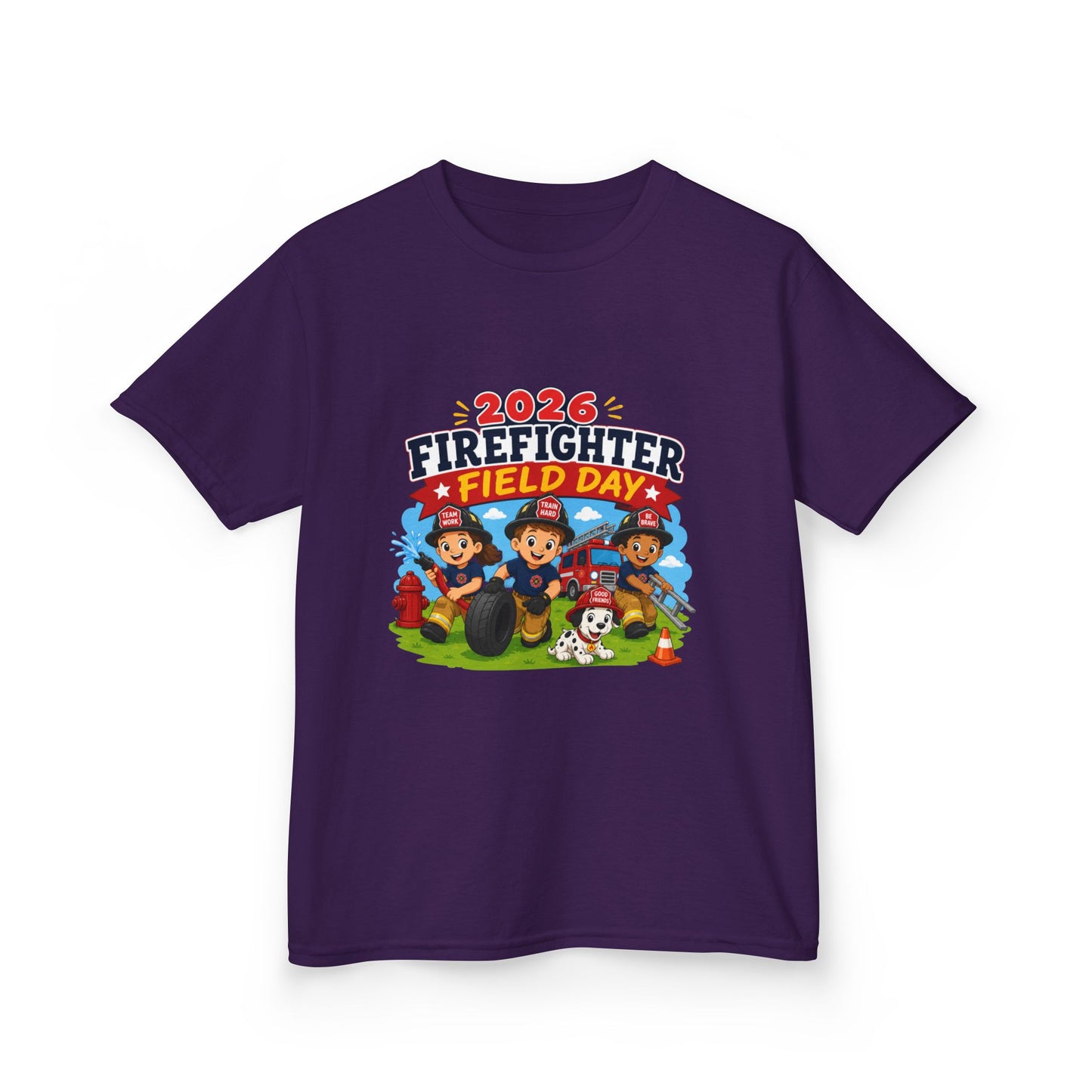 Kids Firefighter Field Day 2026 T-Shirt