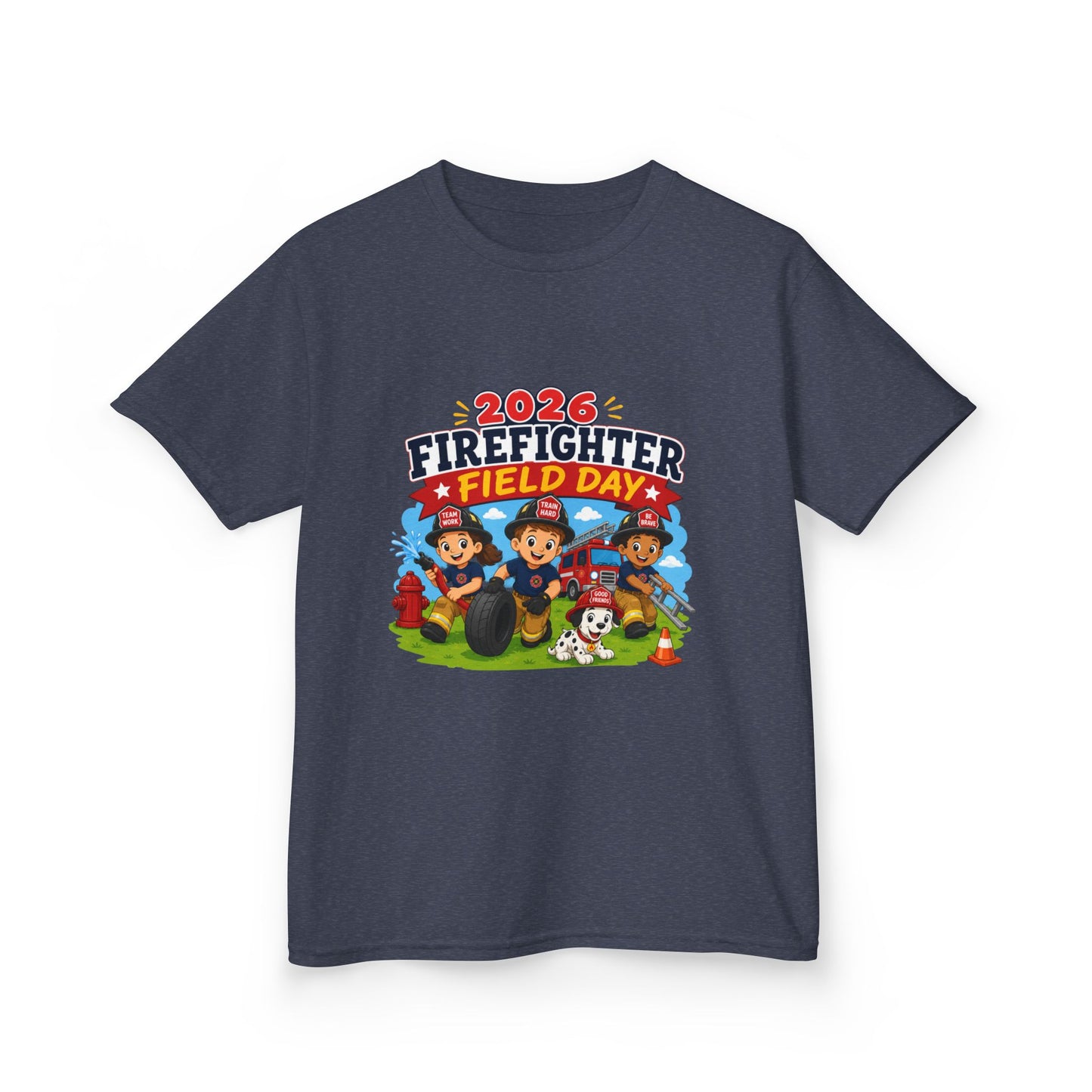 Kids Firefighter Field Day 2026 T-Shirt