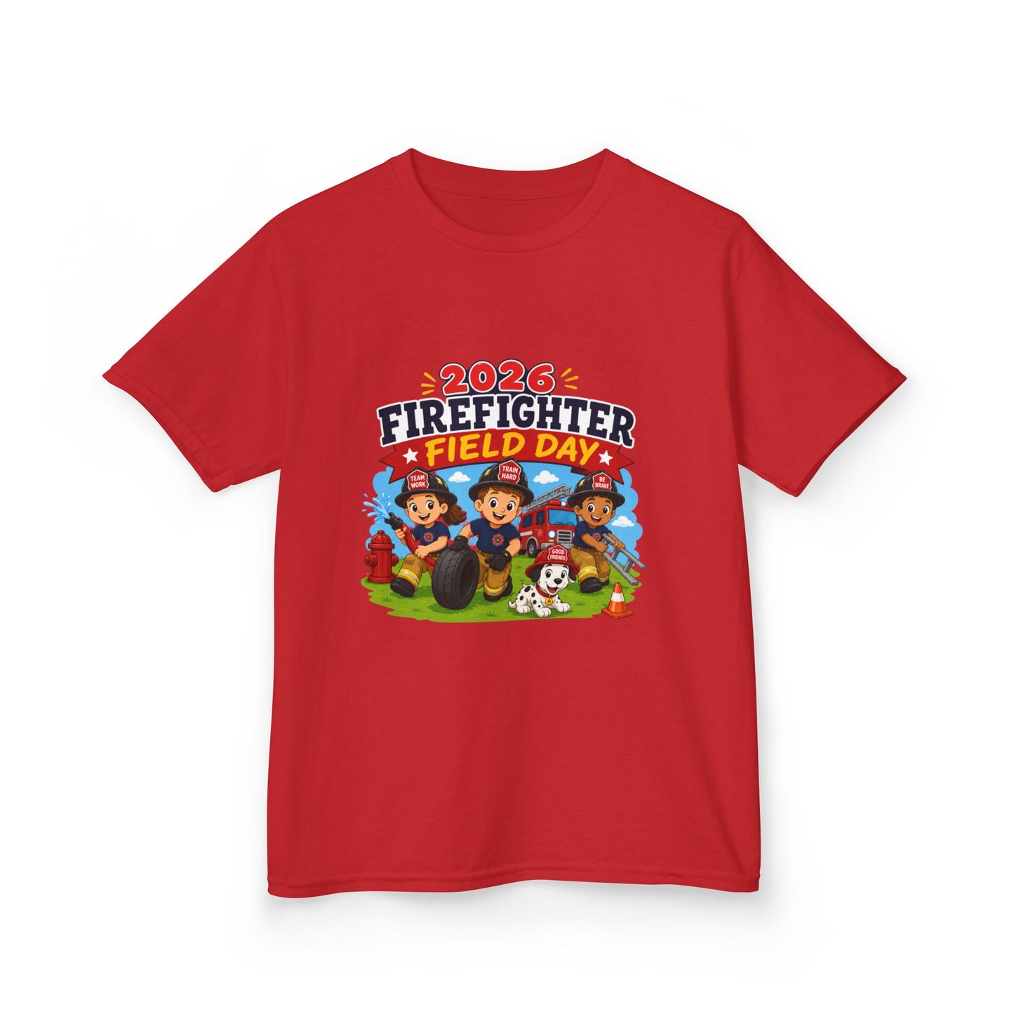 Kids Firefighter Field Day 2026 T-Shirt