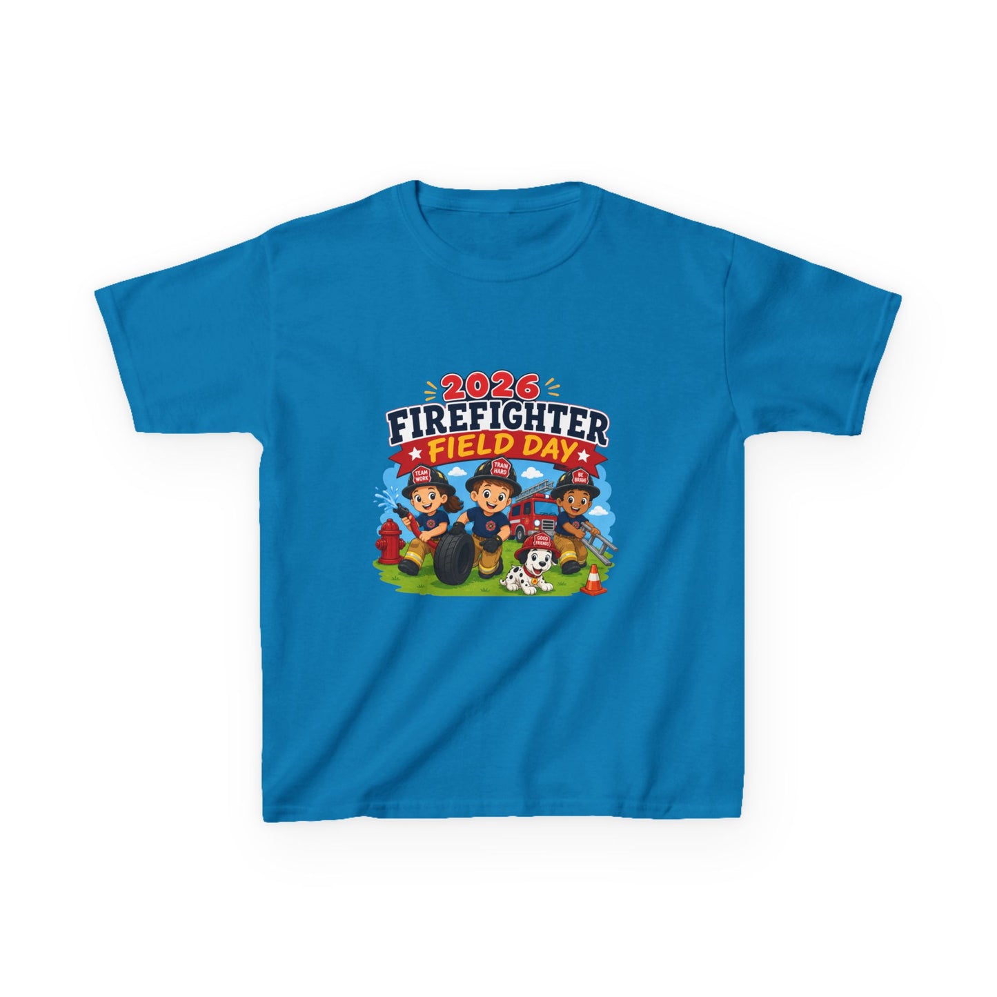 Kids Firefighter Field Day 2026 T-Shirt