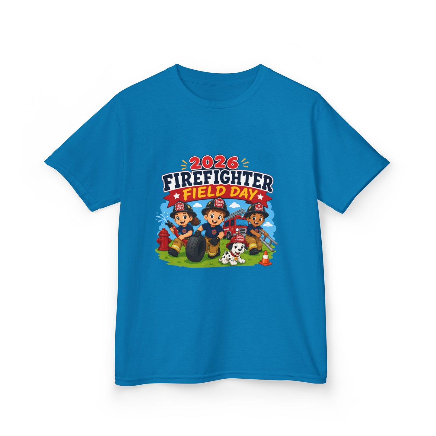 Kids Firefighter Field Day 2026 T-Shirt