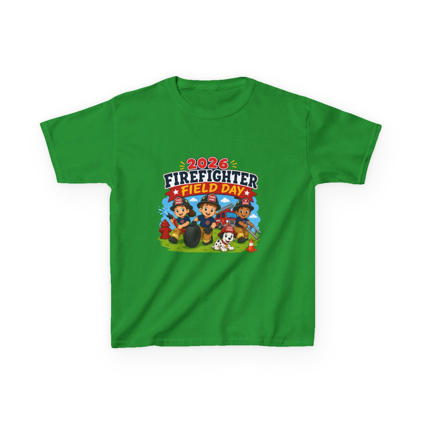 Kids Firefighter Field Day 2026 T-Shirt