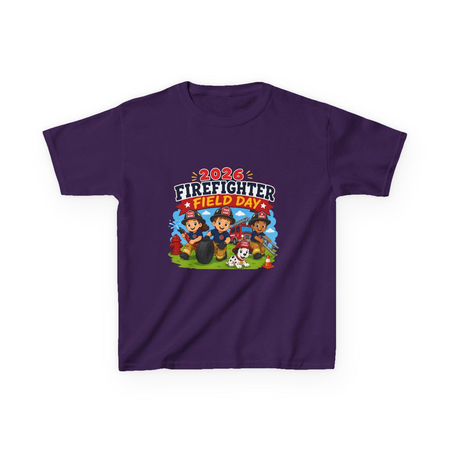 Kids Firefighter Field Day 2026 T-Shirt