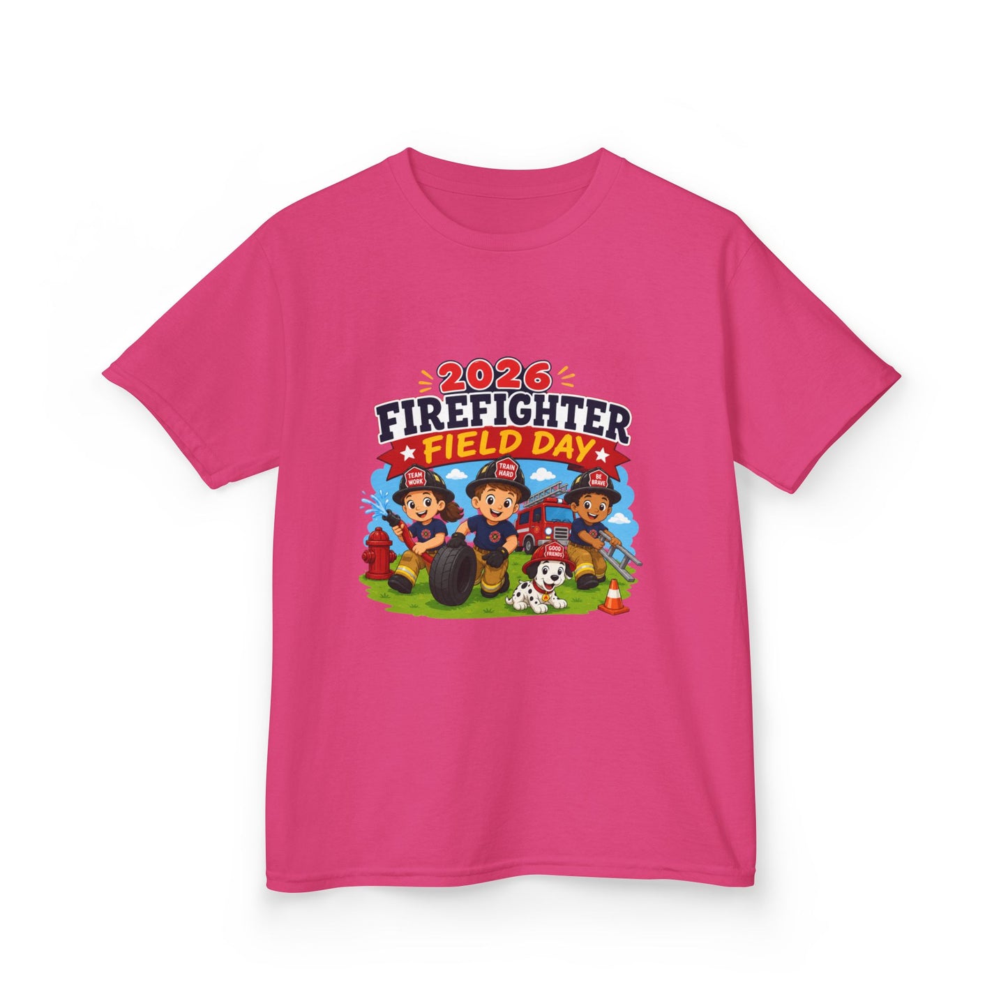 Kids Firefighter Field Day 2026 T-Shirt