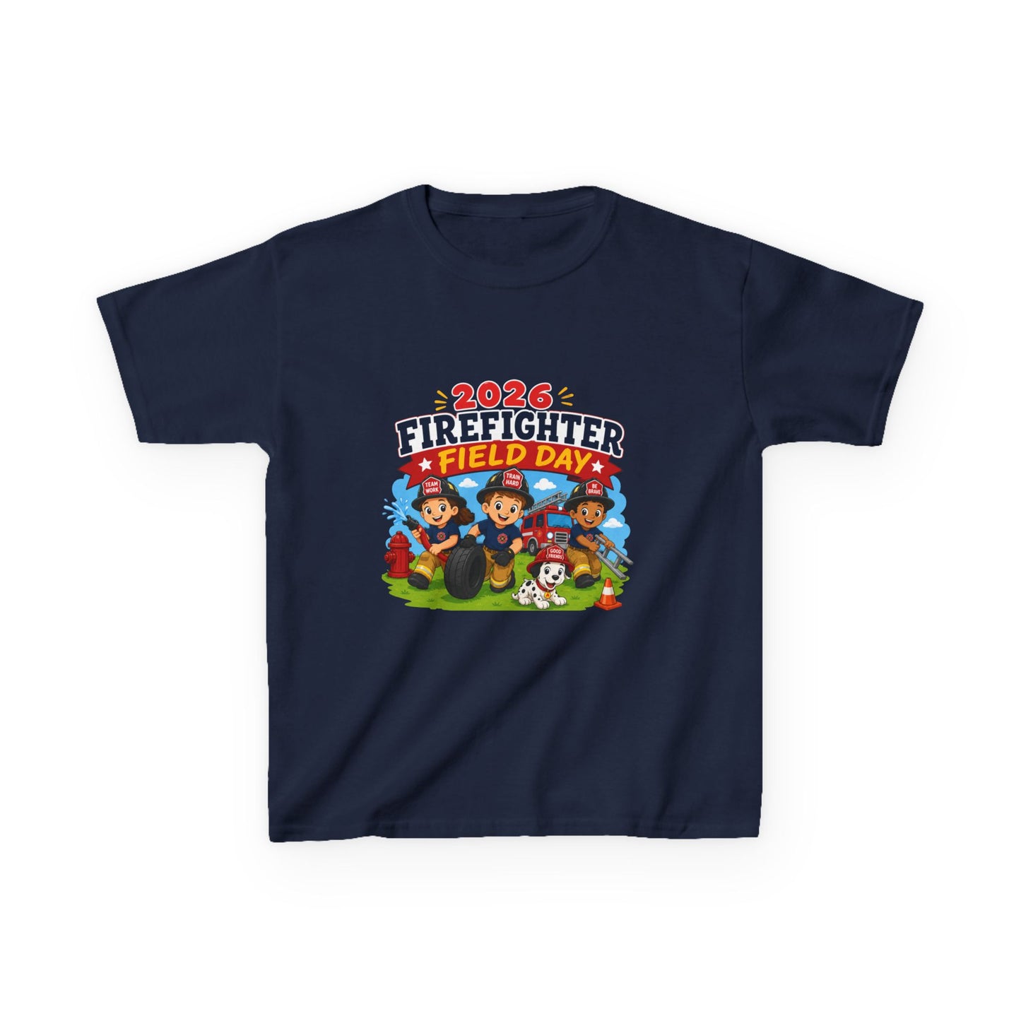 Kids Firefighter Field Day 2026 T-Shirt