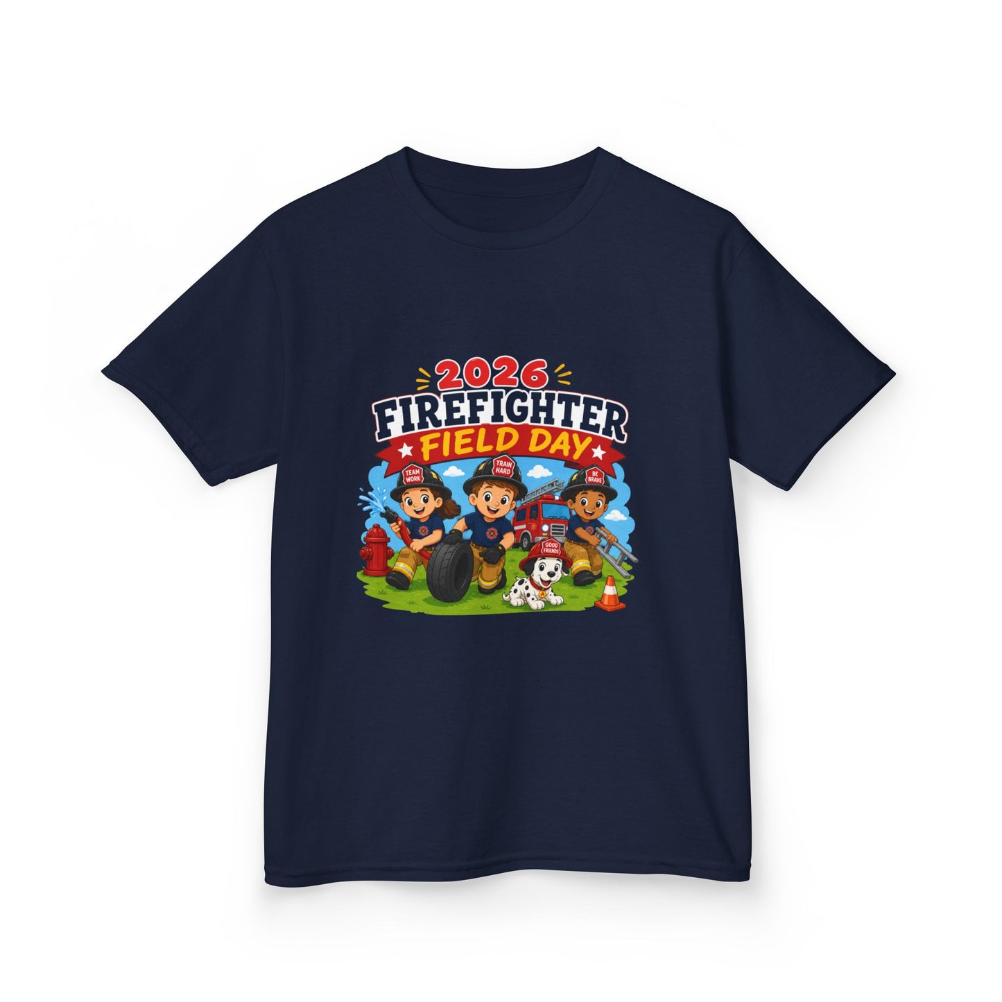 Kids Firefighter Field Day 2026 T-Shirt