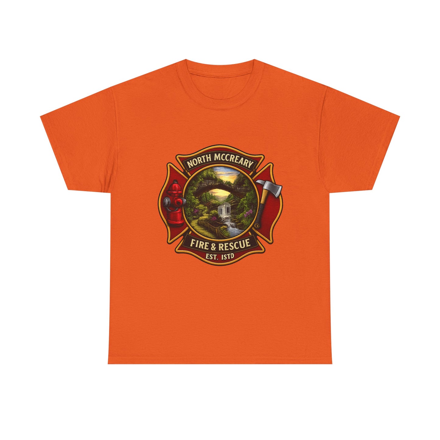 Fire & Rescue Tee — North McCreary Supporter T‑Shirt