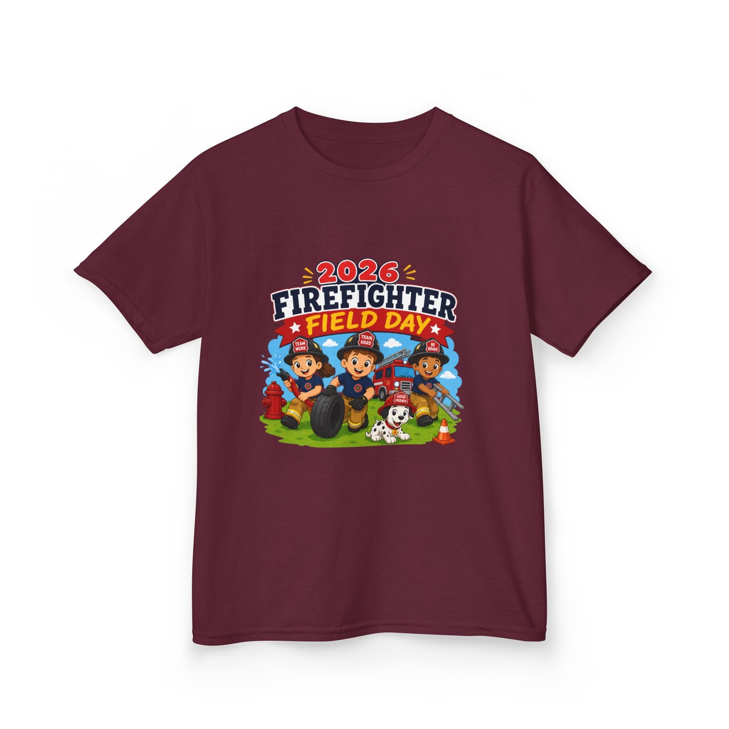 Kids Firefighter Field Day 2026 T-Shirt