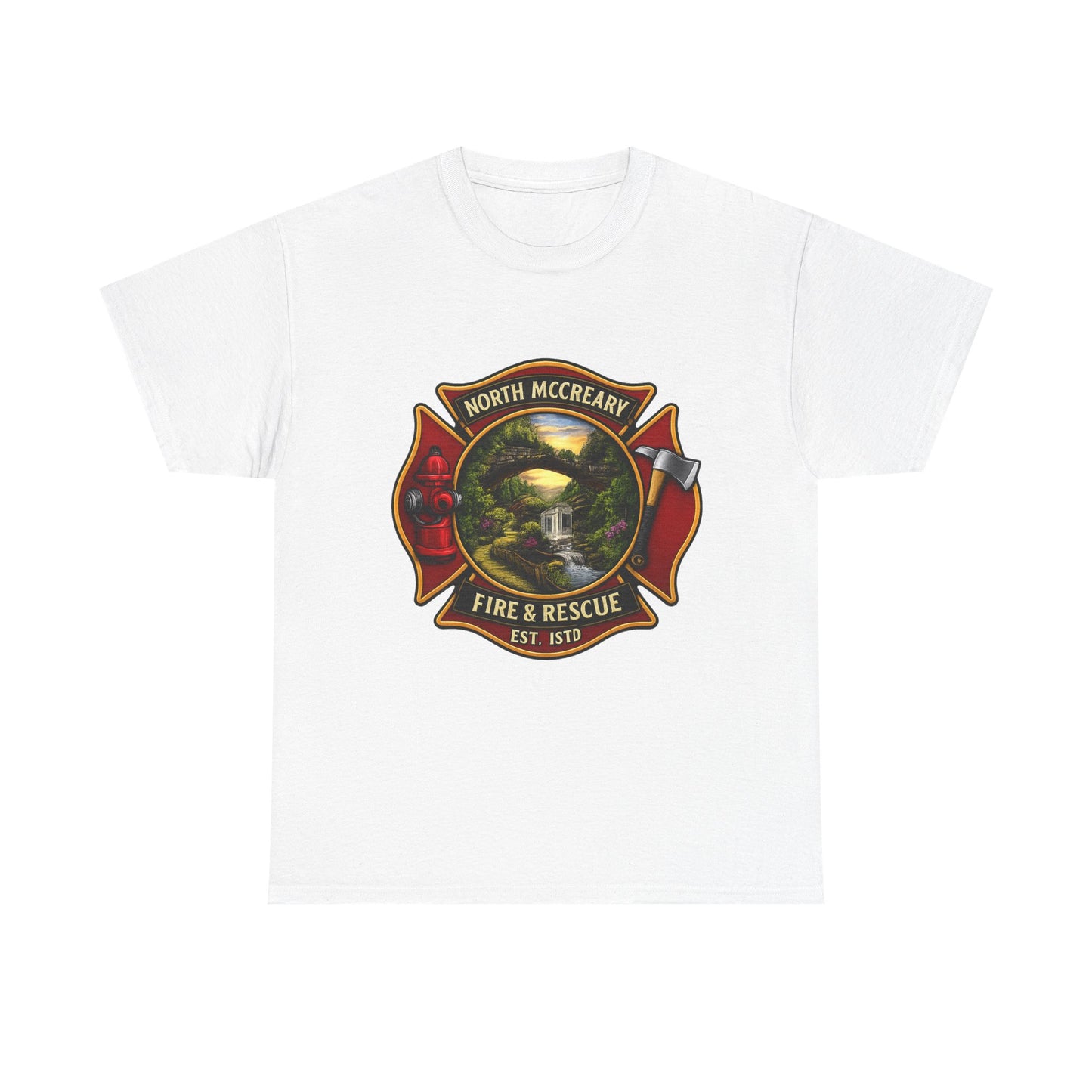 Fire & Rescue Tee — North McCreary Supporter T‑Shirt