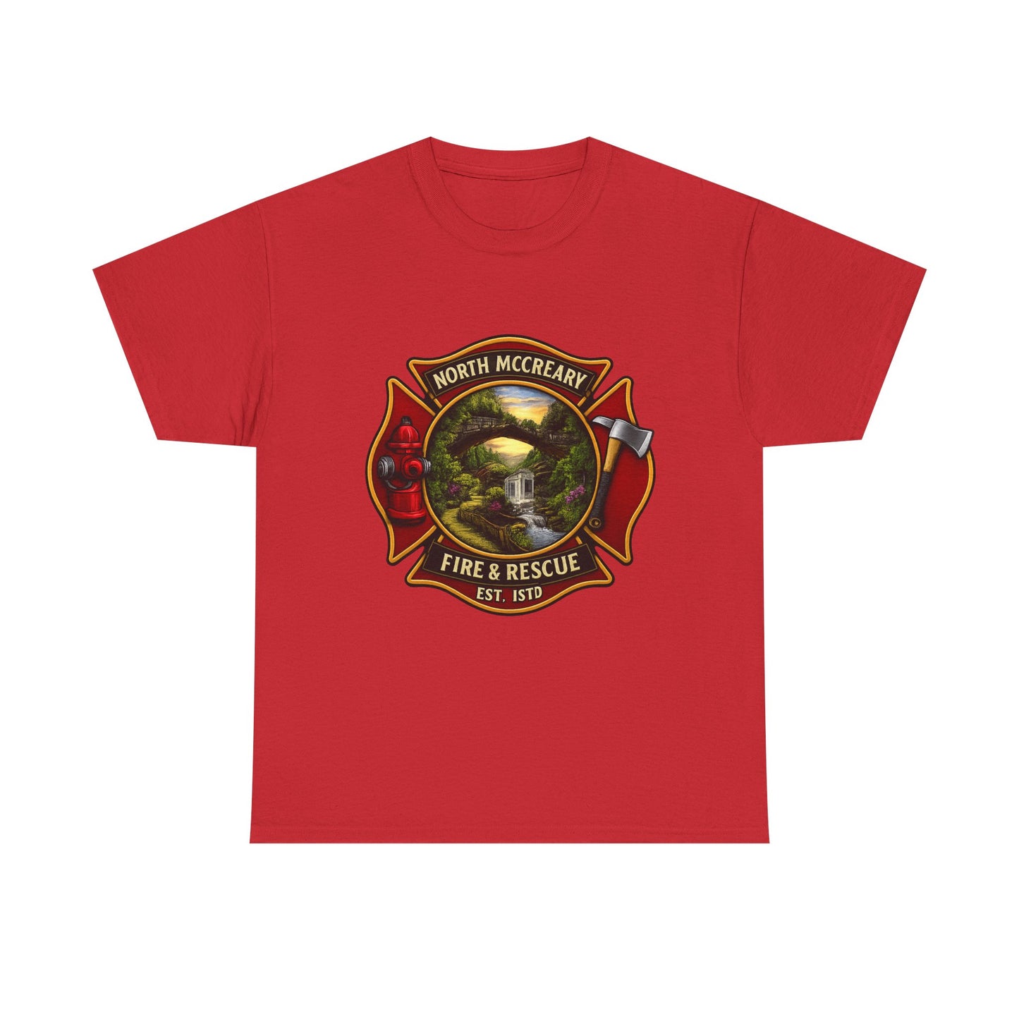 Fire & Rescue Tee — North McCreary Supporter T‑Shirt