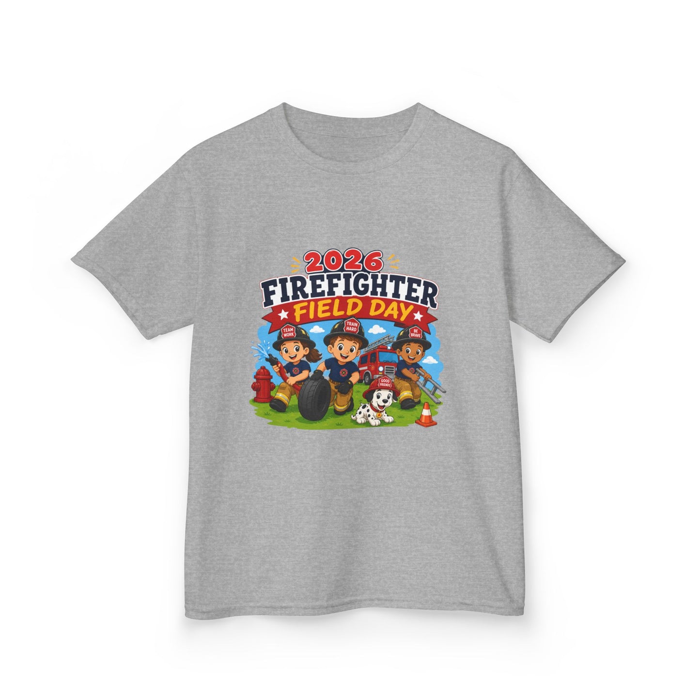Kids Firefighter Field Day 2026 T-Shirt