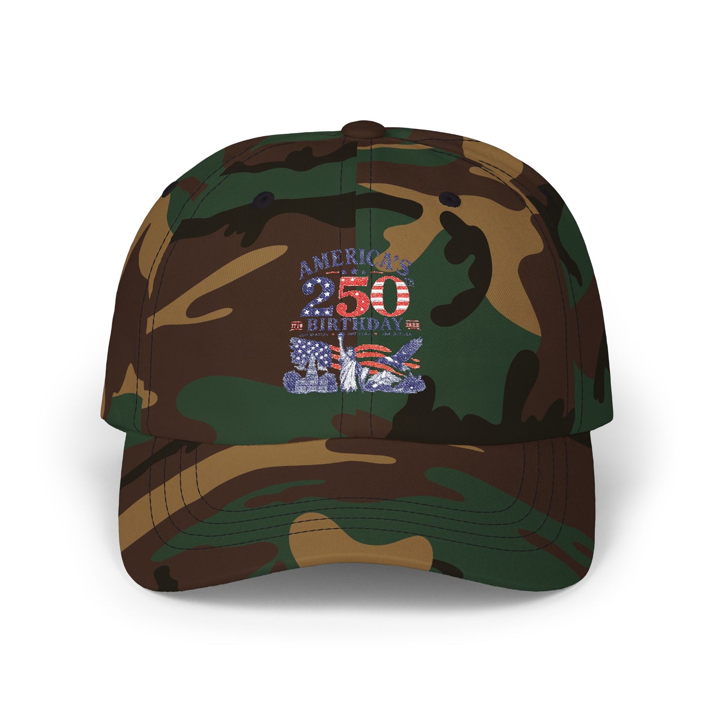 America's 4th of July Dad Cap – Vintage Flag 4th Birthday Baseball Hat