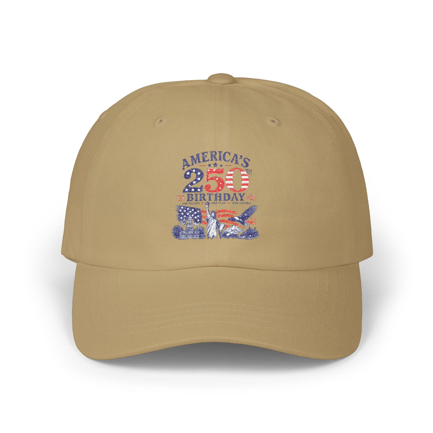 America's 4th of July Dad Cap – Vintage Flag 4th Birthday Baseball Hat