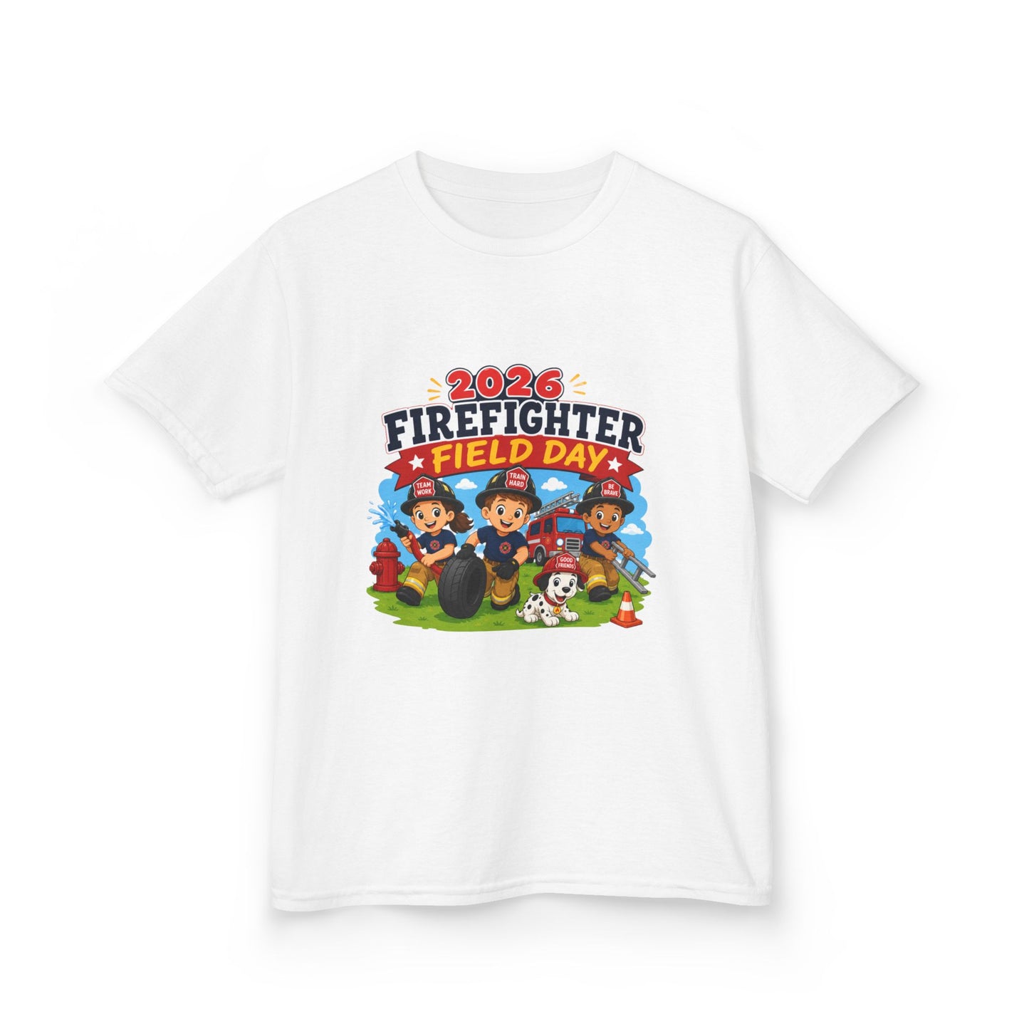 Kids Firefighter Field Day 2026 T-Shirt